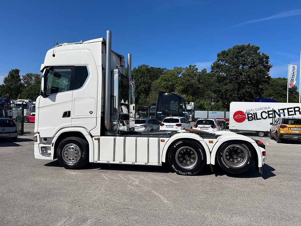 Scania S730 V8 6x2 Dragbil, Hydraulik, Klädd inredning