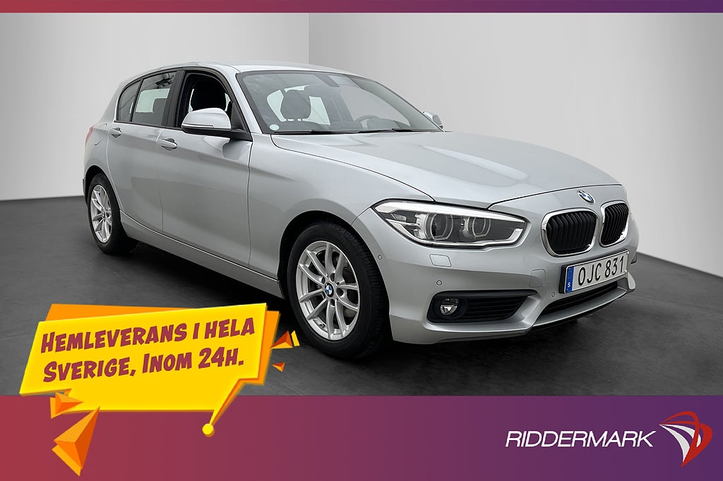BMW 116 D Advantage Kamera P-Sensorer LED SV-Såld