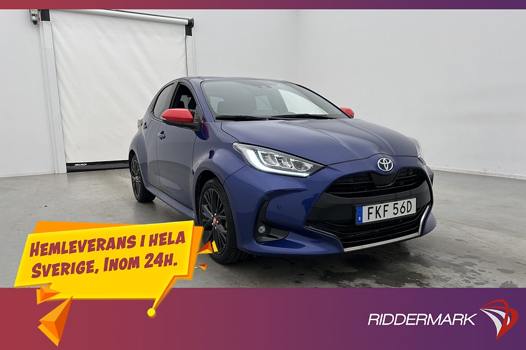 Toyota Yaris Hybrid 116hk Style Kamera HUD Rattvärme Keyless