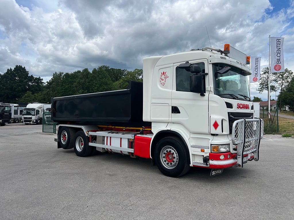 Scania R500 V8 6x2*4 Manuell Växellåda, Lastväxlare inkl flak