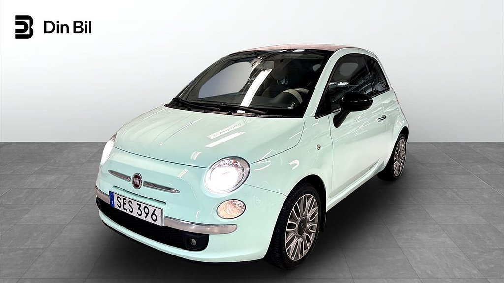 Fiat 500C 1,2 8V Cab Skinn/P-sensorer