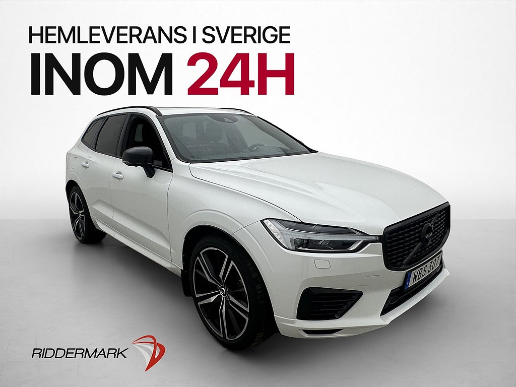 Volvo XC60 T8 AWD R-Design Pano B&W HUD VOC Värm Kamera Drag