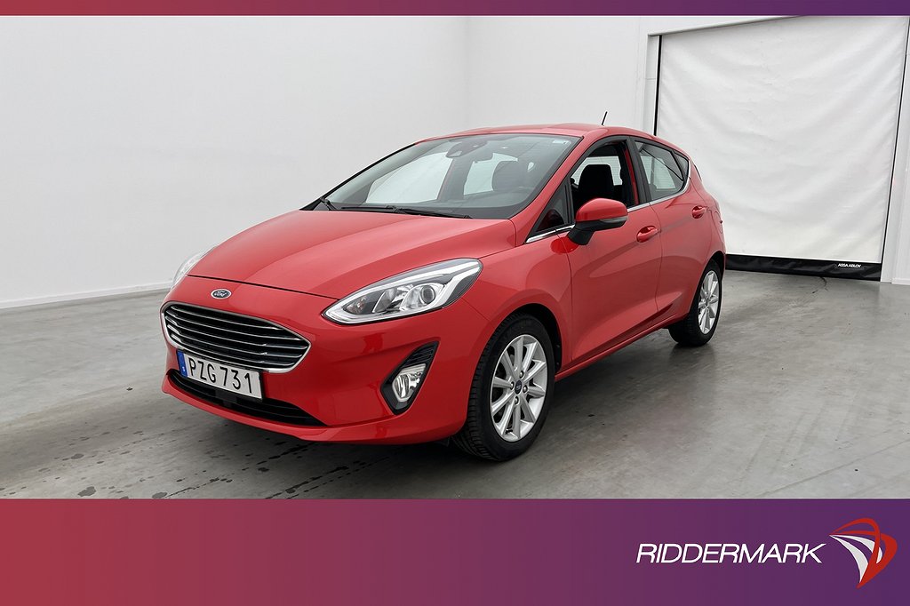 Ford Fiesta 1.0 EcoBoost 100hk Titanium Sensorer Rattvärme