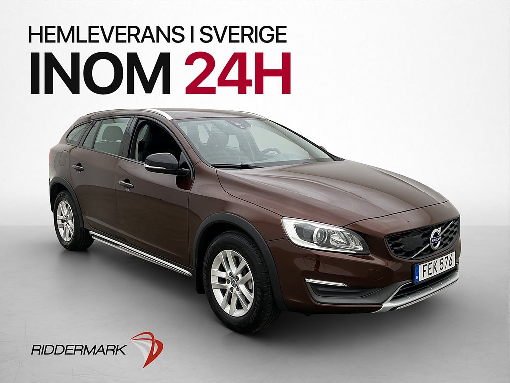 Volvo V60 Cross Country D4 190hk Momentum Drag Värm Sensorer