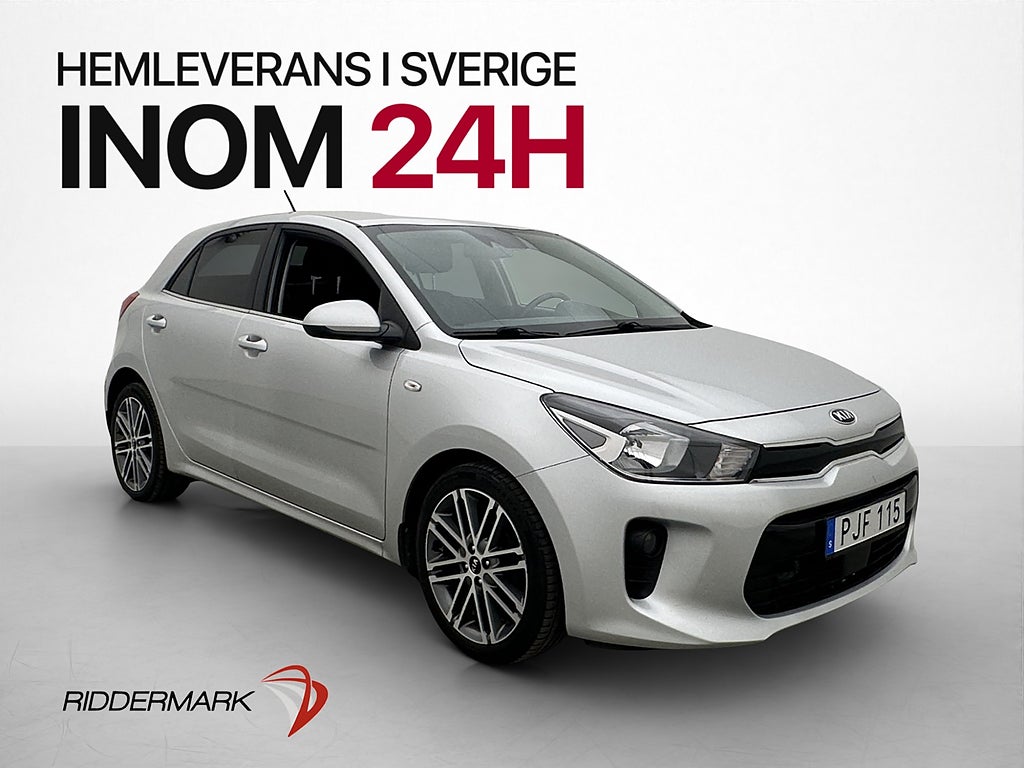 Kia Rio 1.2 84hk GLS Motorvärmare Kamera CarPlay 2-Brukare
