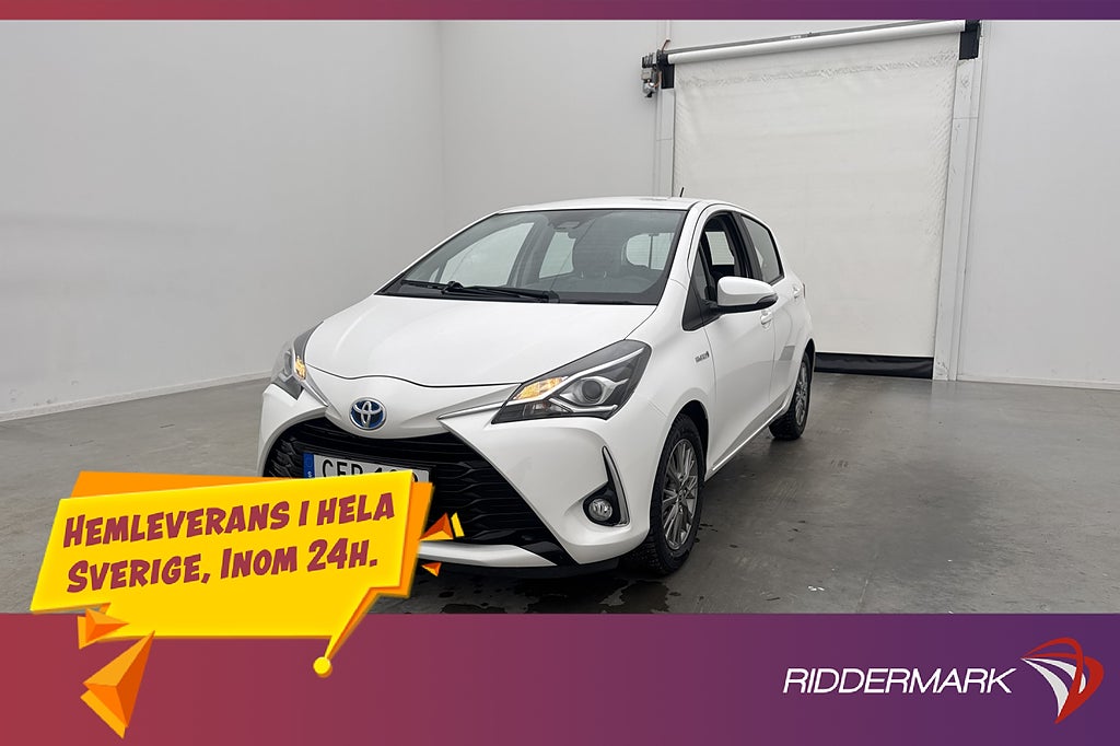 Toyota Yaris Hybird e-CVT 101hk Active Backkamera Bluetooth