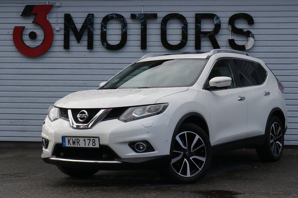 Nissan X-Trail 1.6 4x4 7-sits Panorama Navi Drag 360° En ägare