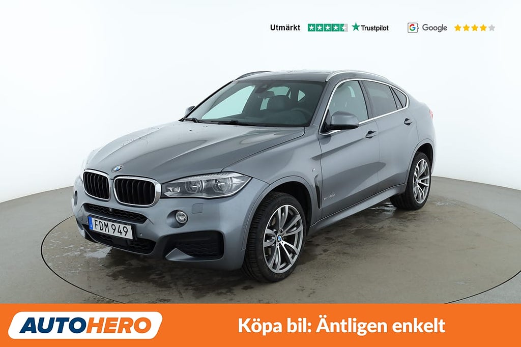 BMW X6 xDrive30d M Sport / Panorama, H/K, Dragkrok, GPS