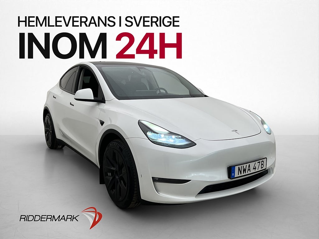 Tesla Model Y Long Range AWD 514hk Autopilot Drag SvSåld