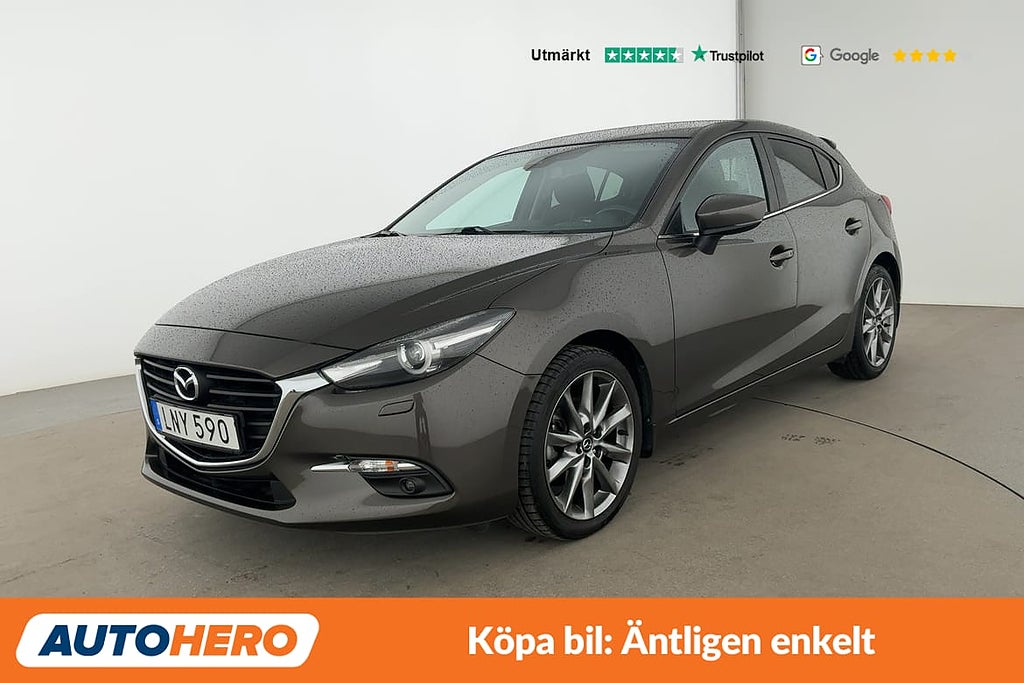 Mazda 3 2.0 Skyactiv-G / Dragkrok, Rattvärme, GPS