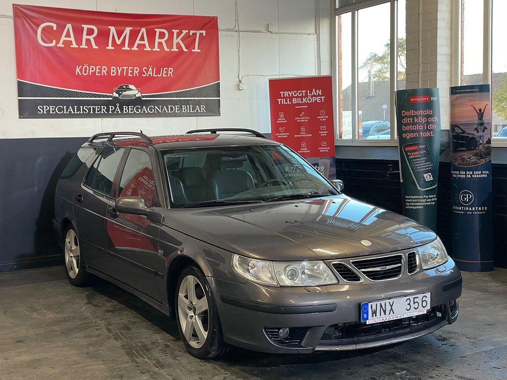 Saab 9-5 Aero SportCombi 2.3 Turbo 250HK Besiktigad M-Värmare