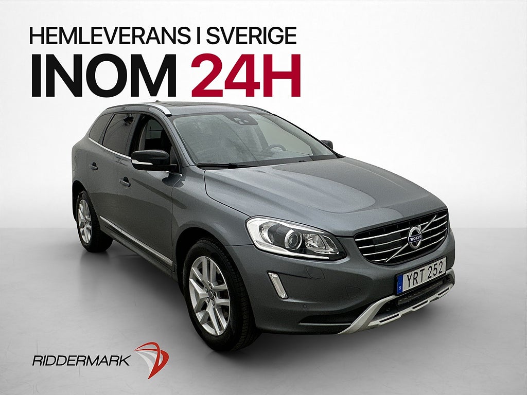 Volvo XC60 D4 AWD Summum Panorama Skinn Dragkrok