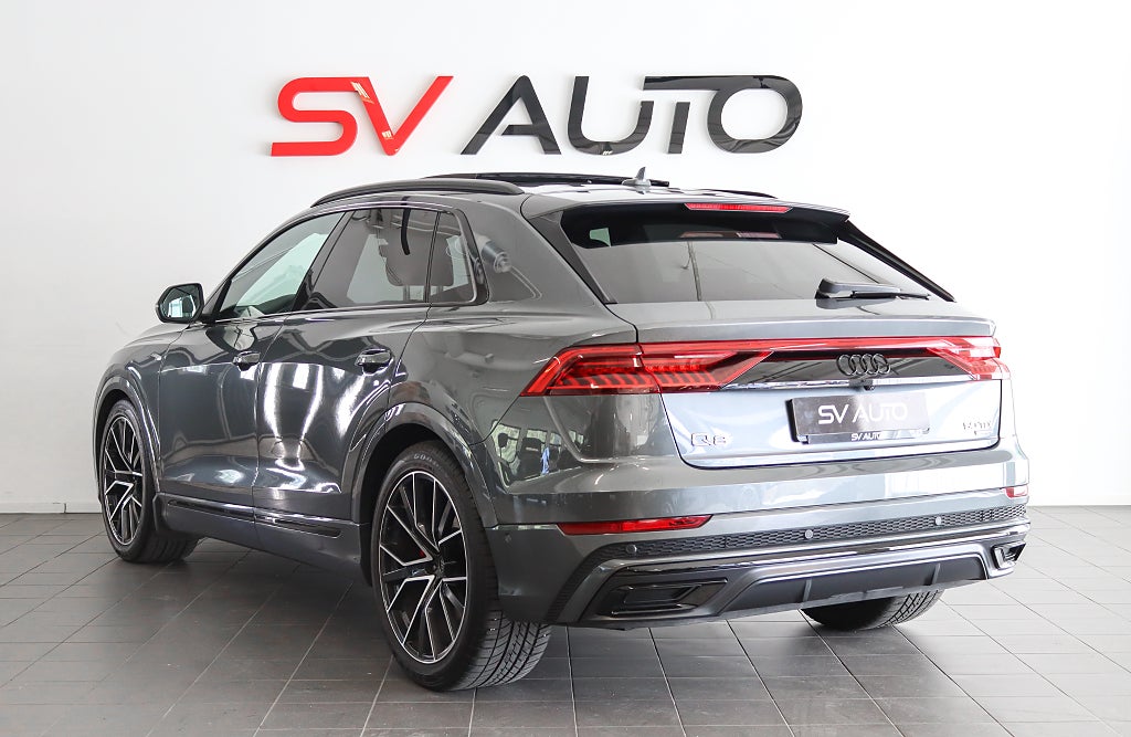 Audi Q8 50 TDI Quattro S Line B&O Panorama Matrix Värmare