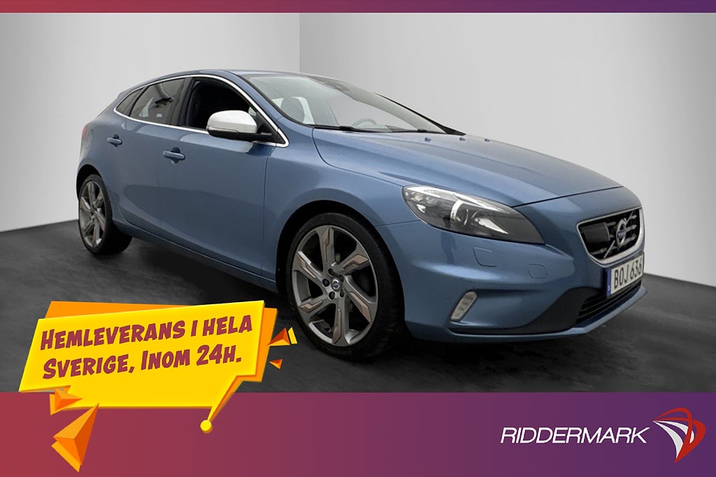 Volvo V40 D2 R-Design D-Värmare Kamera Navi Skinn Adp-Fart
