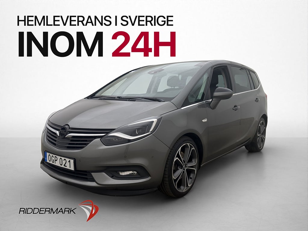 Opel Zafira Tourer 170hk 7-Sits Sensorer Skinn Adapt-Fart
