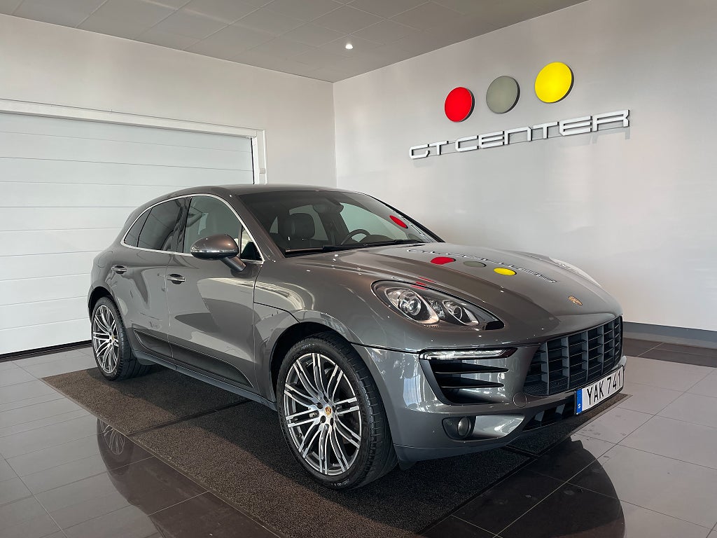 Porsche Macan S Diesel 21" Luftfjädring Sport Chrono Ventilerad stol