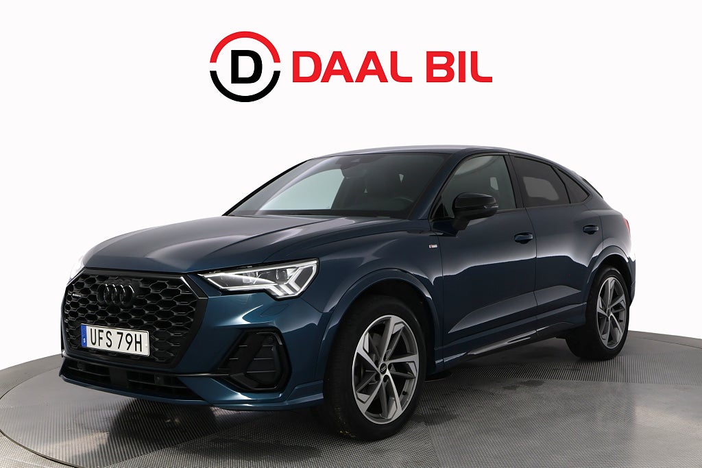 Audi Q3 SPORTBACK 45 TFSI QUATTRO 245HK S-LINE PVÄRM B&O B-KAM