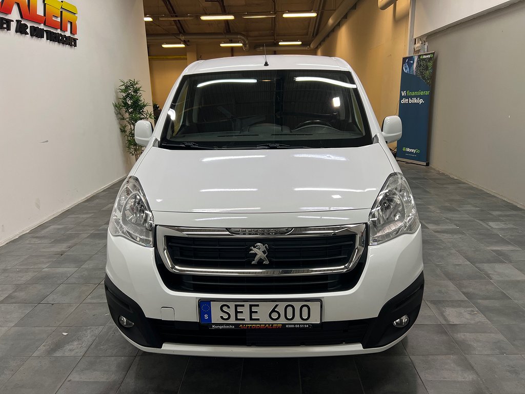 Peugeot Partner Skåpbil 1.6 BlueHDi EGS 3 sits Euro 6 99hk