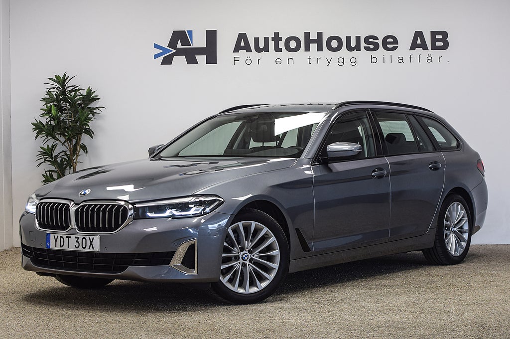 BMW 520d xDrive Touring Luxury Line Värmare Drag HiFi