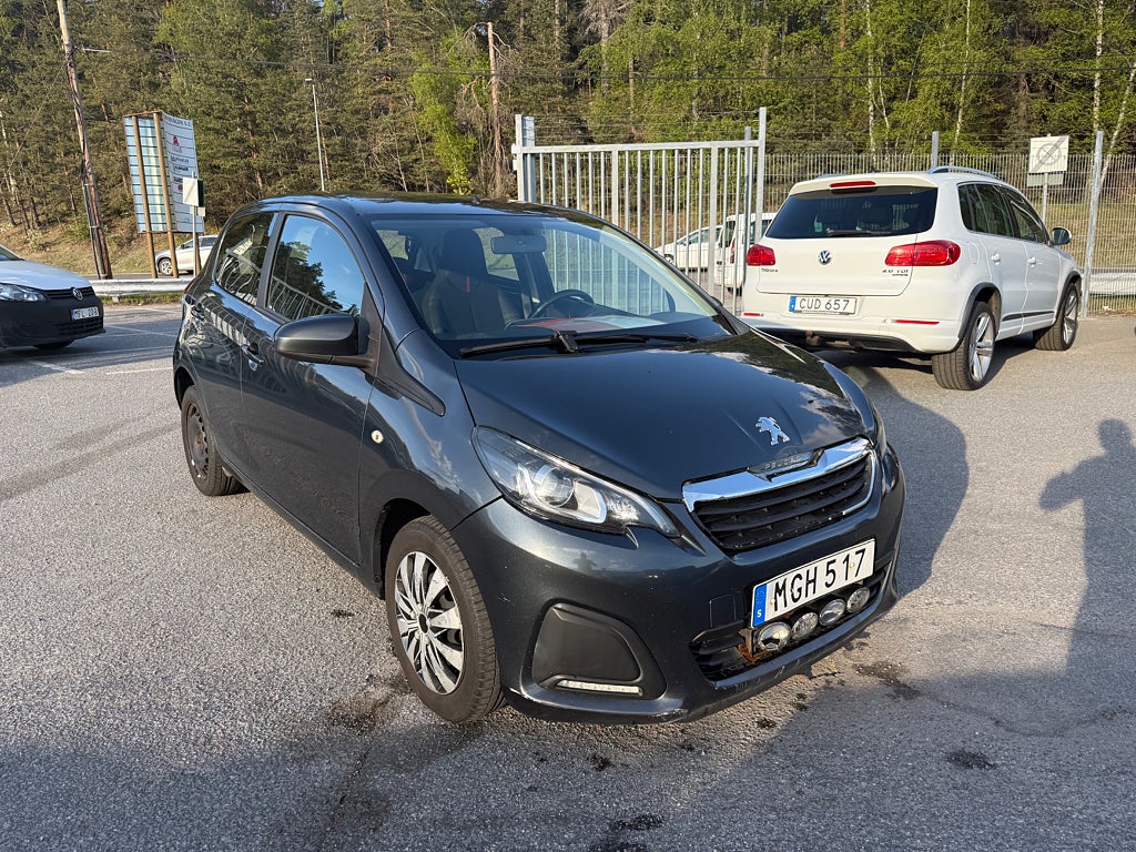 Peugeot 108 5-dörrar 1.0 VTi 69hk Välvårdad Årsskatt 360 kr Euro 6
