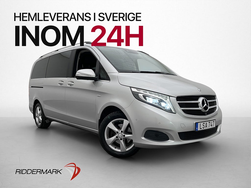 Mercedes-Benz V 220 d Avantgarde Värm Kamera Dragkrok Skinn