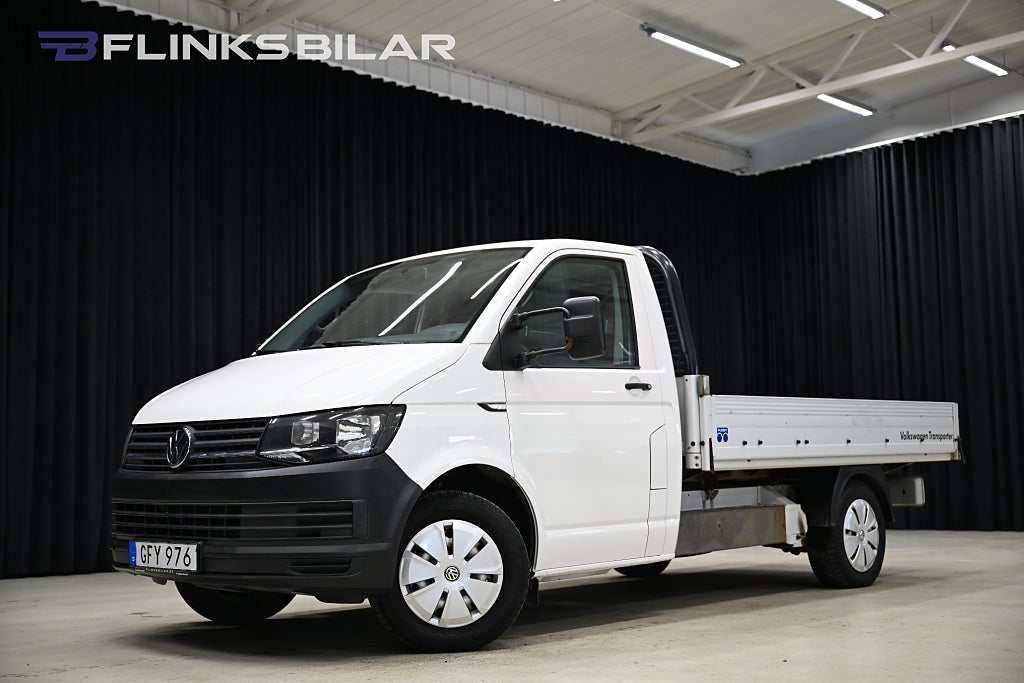 Volkswagen Transporter 2.0 TDI 102HK Flak|Drag|Värmare|Moms|Leasbar