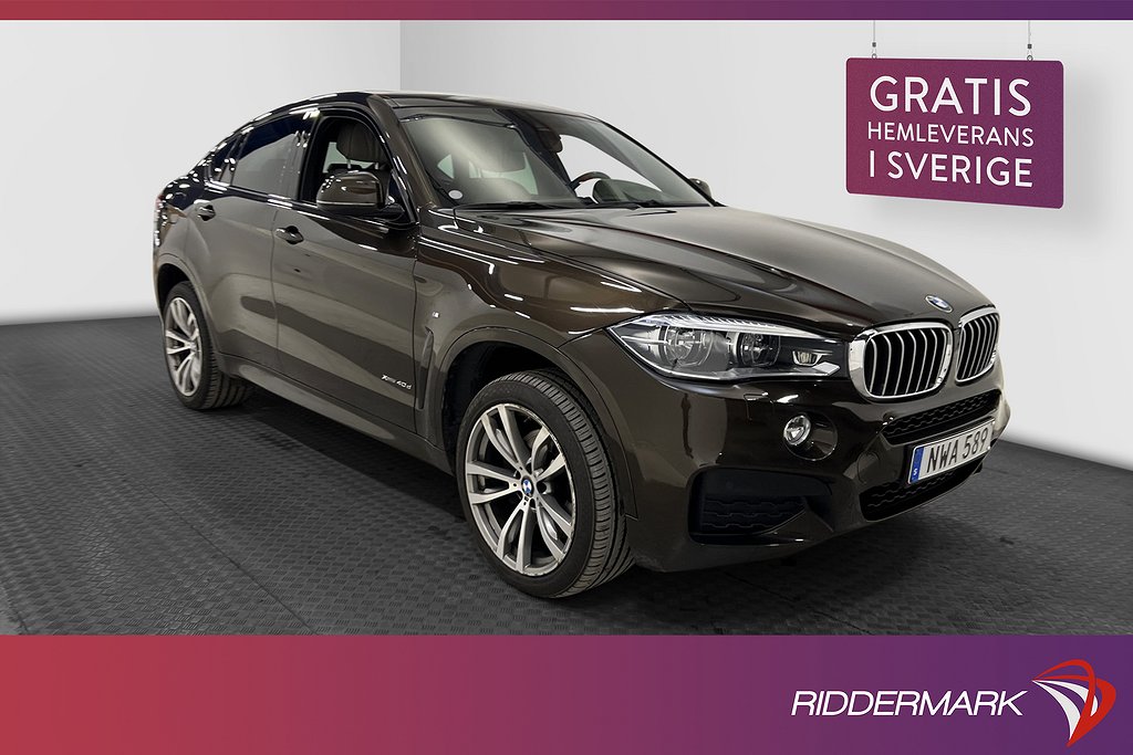 BMW X6 xDrive40d M Sport Taklucka Navi Kamera Komfort Drag