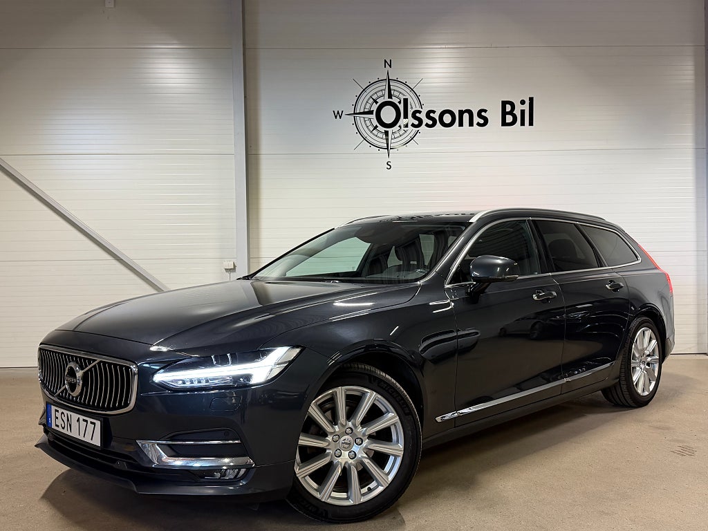 Volvo V90 D4 Inscription Aut Drag BLIS Värmare B-kam Keyless