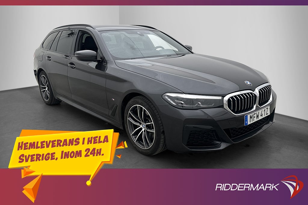 BMW 520 d 190hk xDrive M-Sport Värmare Drag CarPlay Kamera