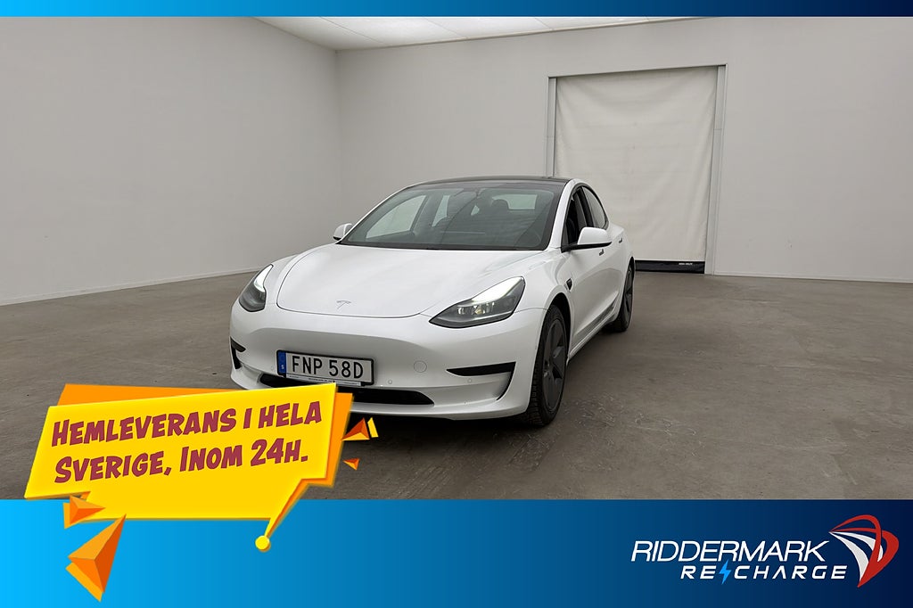Tesla Model 3 Standard Range Plus AP Dragkrok Sv.Såld MOMS