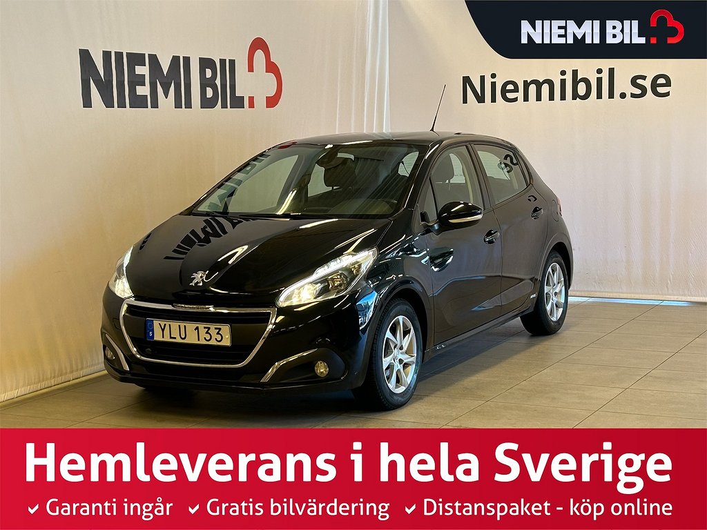 Peugeot 208 5-dörrar 1.2 Euro 6/MoK/Kamrem bytt/Låg skatt/