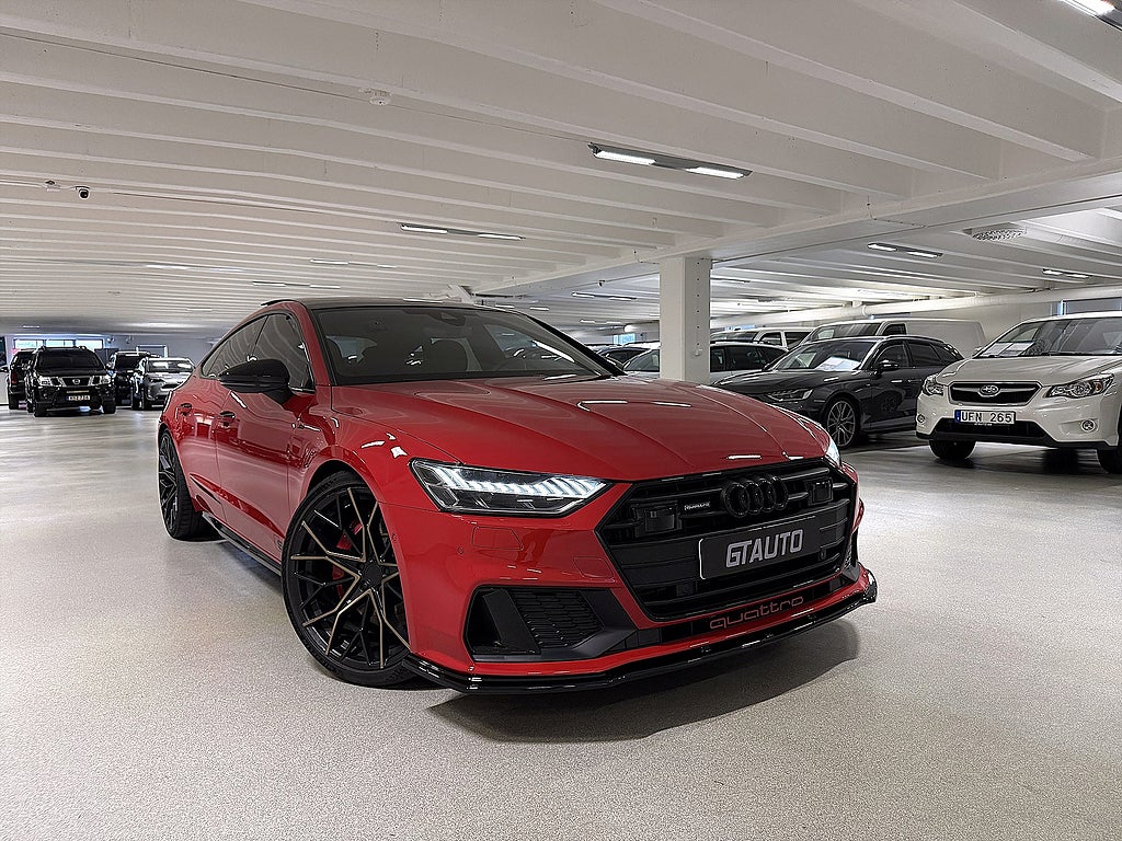 Audi A7 SB 55 TFSI E Q S Cockpit Värmare Taklucka Matrix Black Apperance