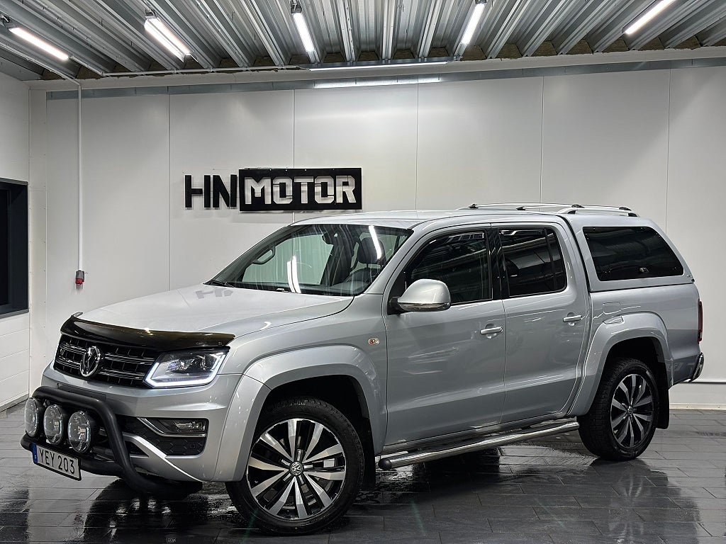Volkswagen Amarok 3.0 TDI 4M Highline |MOMS|Båge|Kåpa|BKam|Skinn|Värmare|