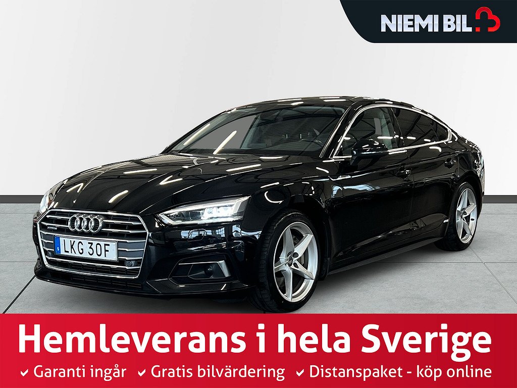 Audi A5 45 TFSI quattro MHEV Sport S&V-h/Carplay/Pvärm/Drag
