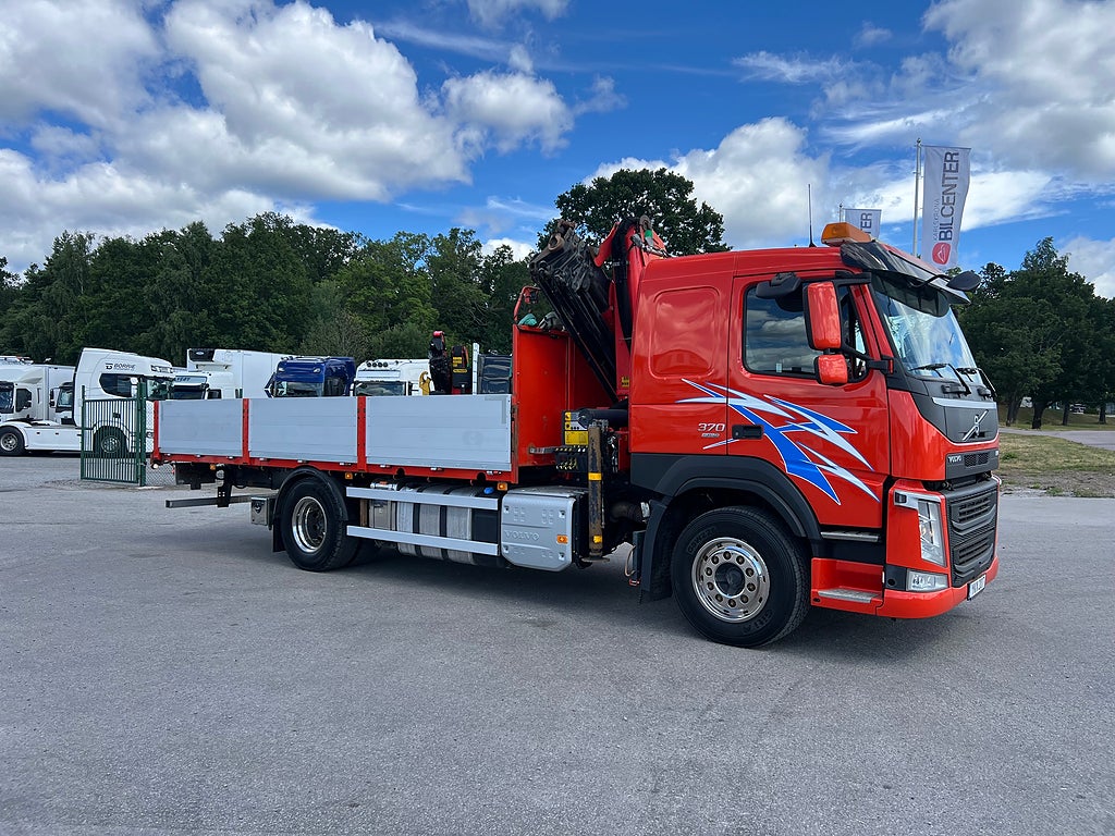 Volvo FM 370 4x2 Kranbil, Palfinger Kran, Euro 6