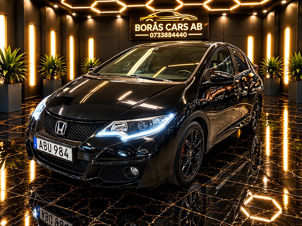 HONDA CIVIC 1.6 i-DTEC 120ch EURO 6 - CLIMATISATION - RÉGULATEUR DE VITESSE - JANTES ALLIAGE - BLUETOOTH