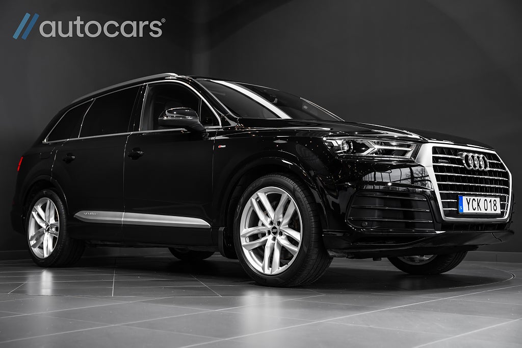 Audi Q7 3.0 TDI Quattro S Line|Pano|Bose|7-sits|21"|Luft