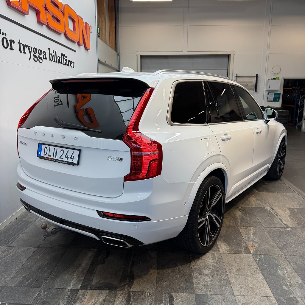 Volvo XC90 D5 AWD R-Design Pano B&W Carplay Massage 360° Luftfjädr