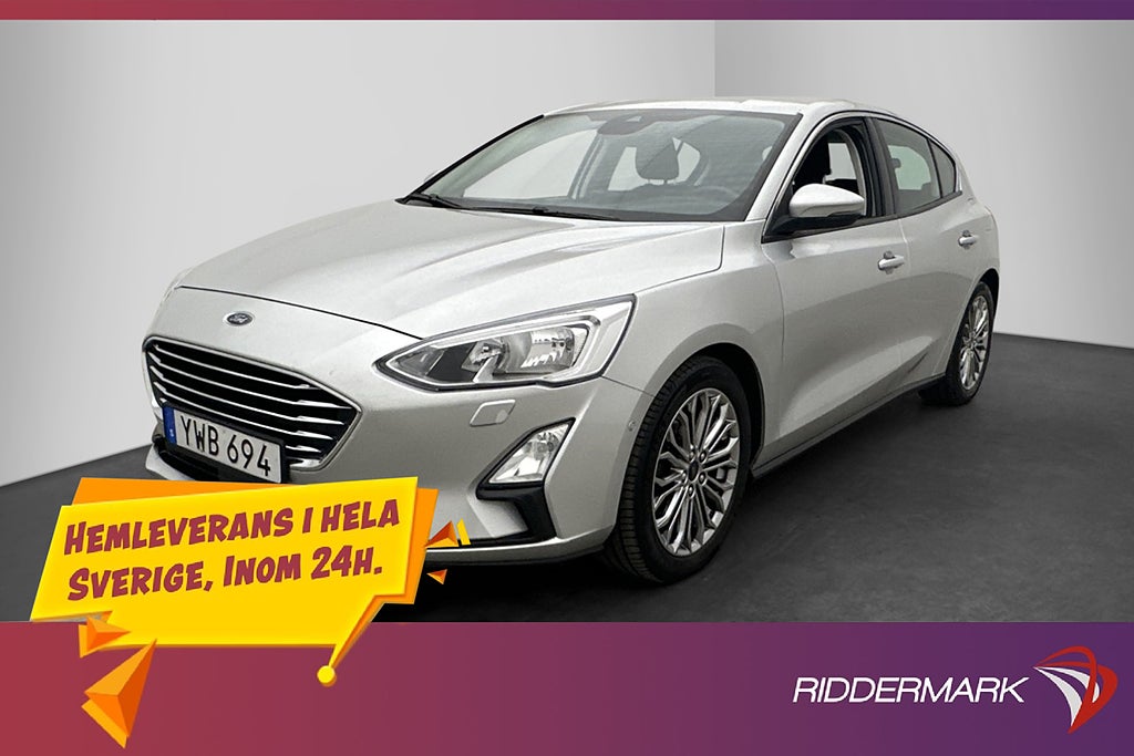 Ford Focus 1.0 125hk Titanium Pioneer-ljud Dragkrok Kamera