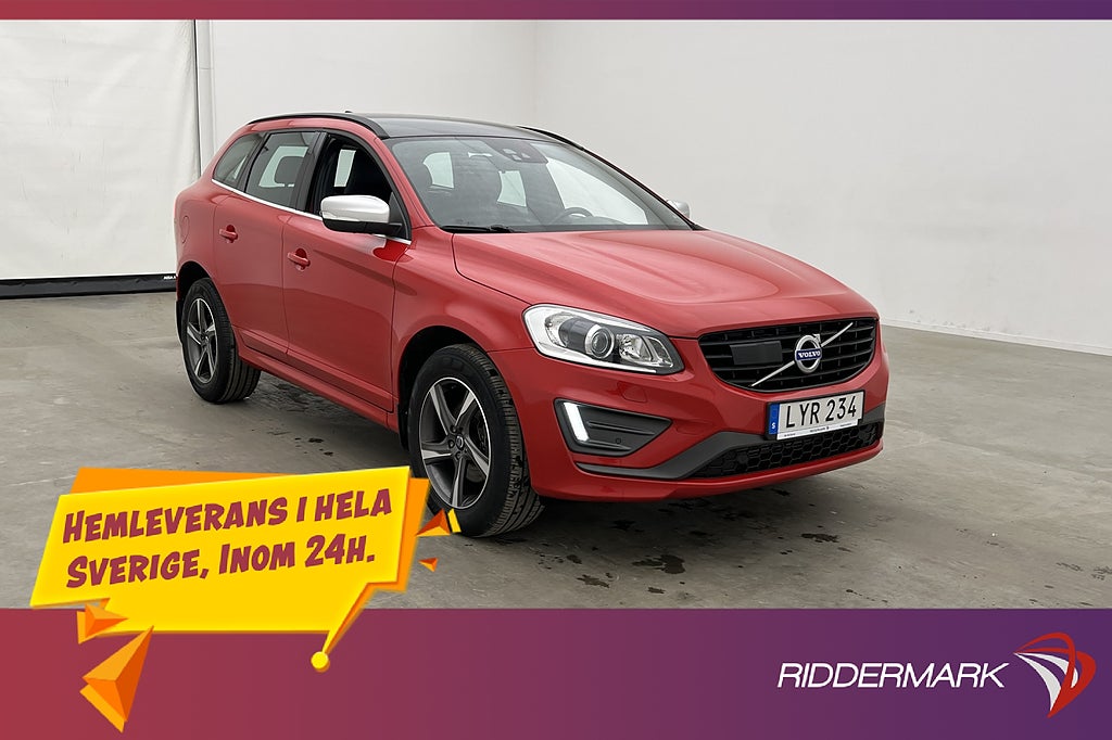 Volvo XC60 D4 R-Design Värmare Adapt-fart BLIS Navi Drag
