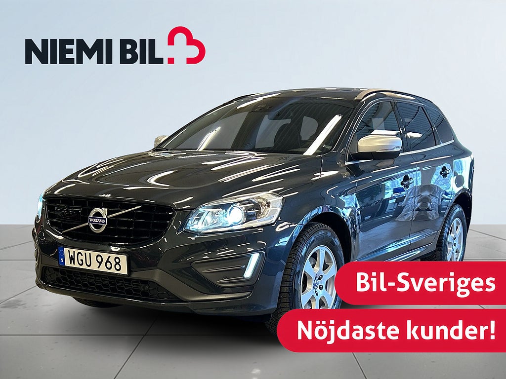 Volvo XC60 D4 AWD R-Design Kamera/Pano/P-Värm/Ad. fart./Full serv.