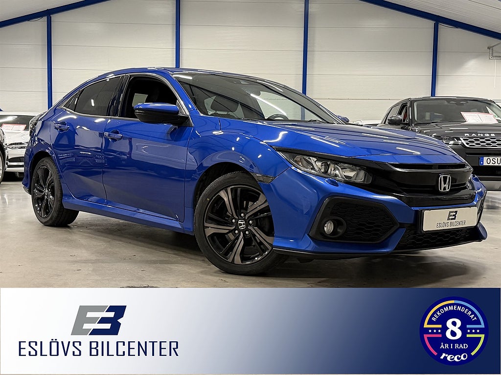Honda Civic 5-D 1.0 126 HK / Elegance / Backkamera / CarPlay / 6 växl- man. 