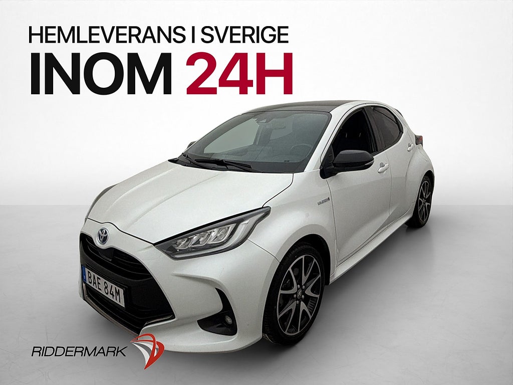 Toyota Yaris Hybrid Style Panorama JBL Kamera Halvskinn