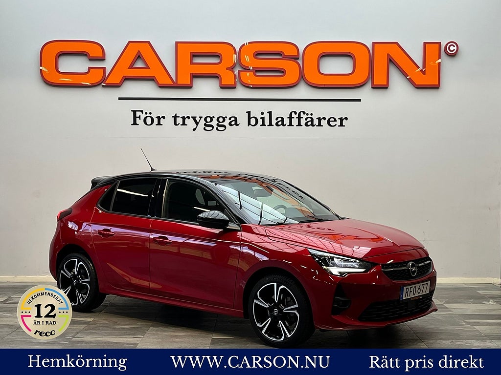 Opel Corsa 1.2 Turbo Ultimate Carplay Backkamera 130hk