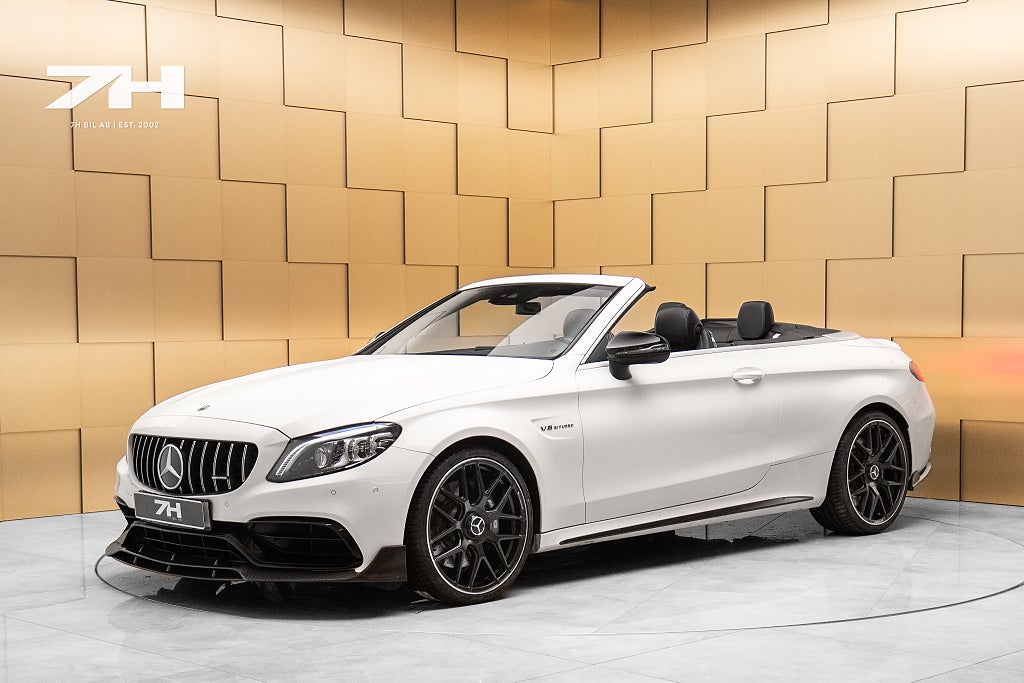Mercedes-Benz C 63 AMG Cabriolet / Kampanjränta 3.99% / Burmester / Kamera 