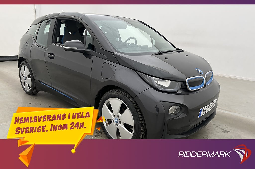 BMW i3 60 Ah REX Comfort Kamera Navi Sensorer Farthållare