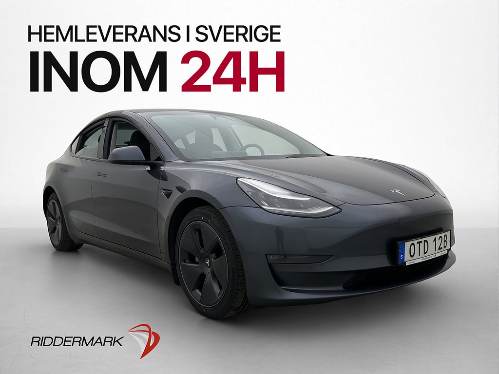 Tesla Model 3 Long Range AWD Pano AP Svensksåld