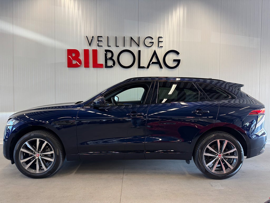 Jaguar F-Pace P250 R-Dynamic Pano Meridian Skinn Navi Drag B-Kamera