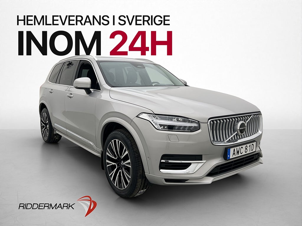 Volvo XC90 Recharge T8 Ultimate Bright 7-Sits H/K Pano MOMS