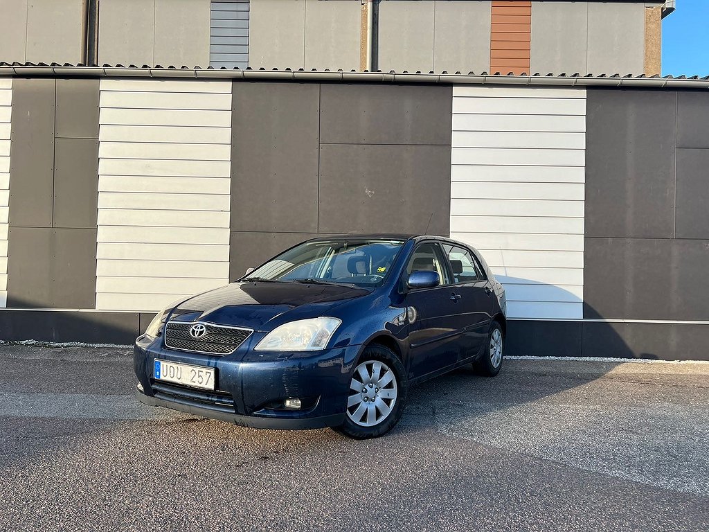 Toyota Corolla 5-dörrars 1.6 VVT-i Nybesiktigad Dragkrok